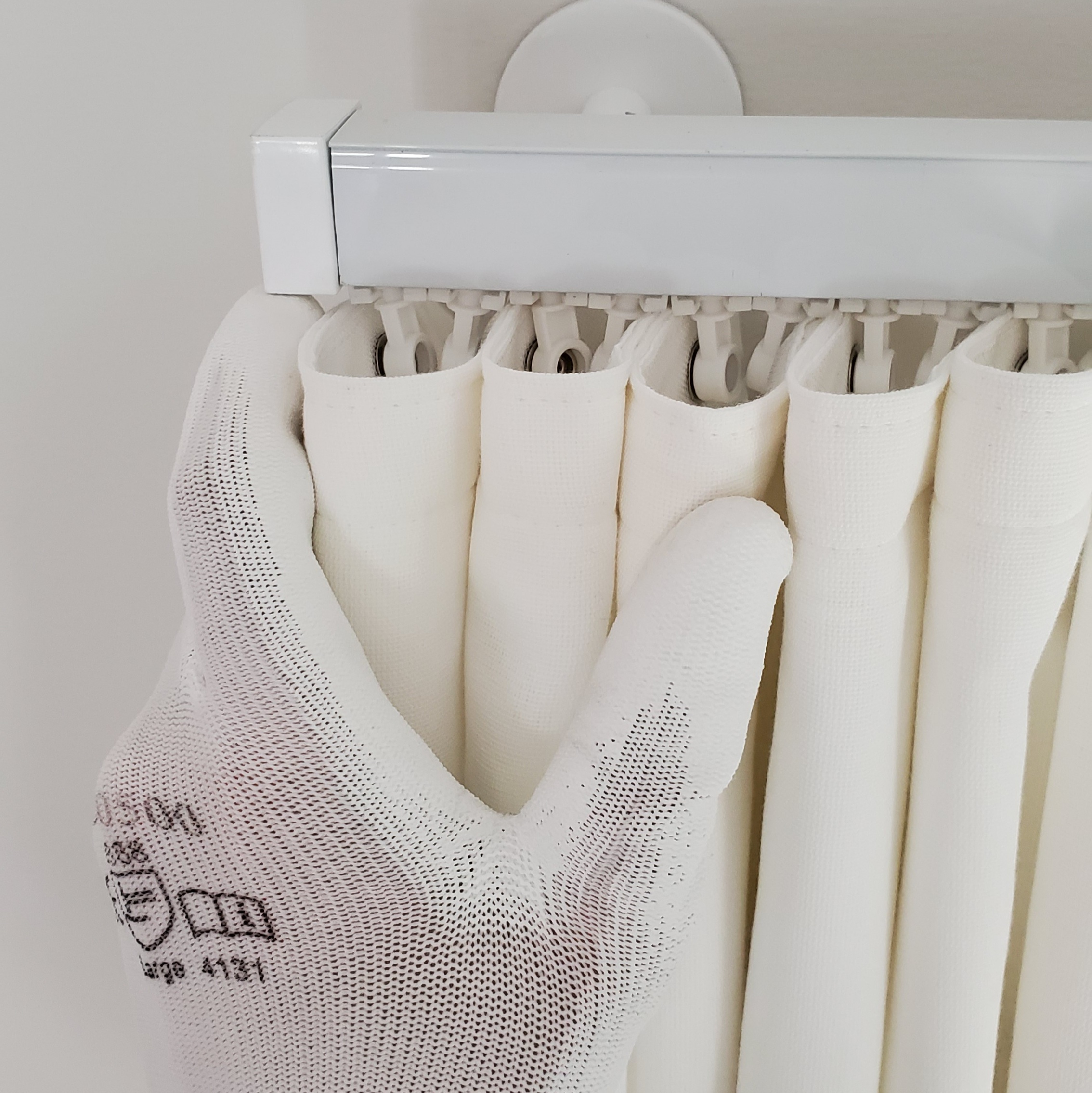 Ripplefold drapery