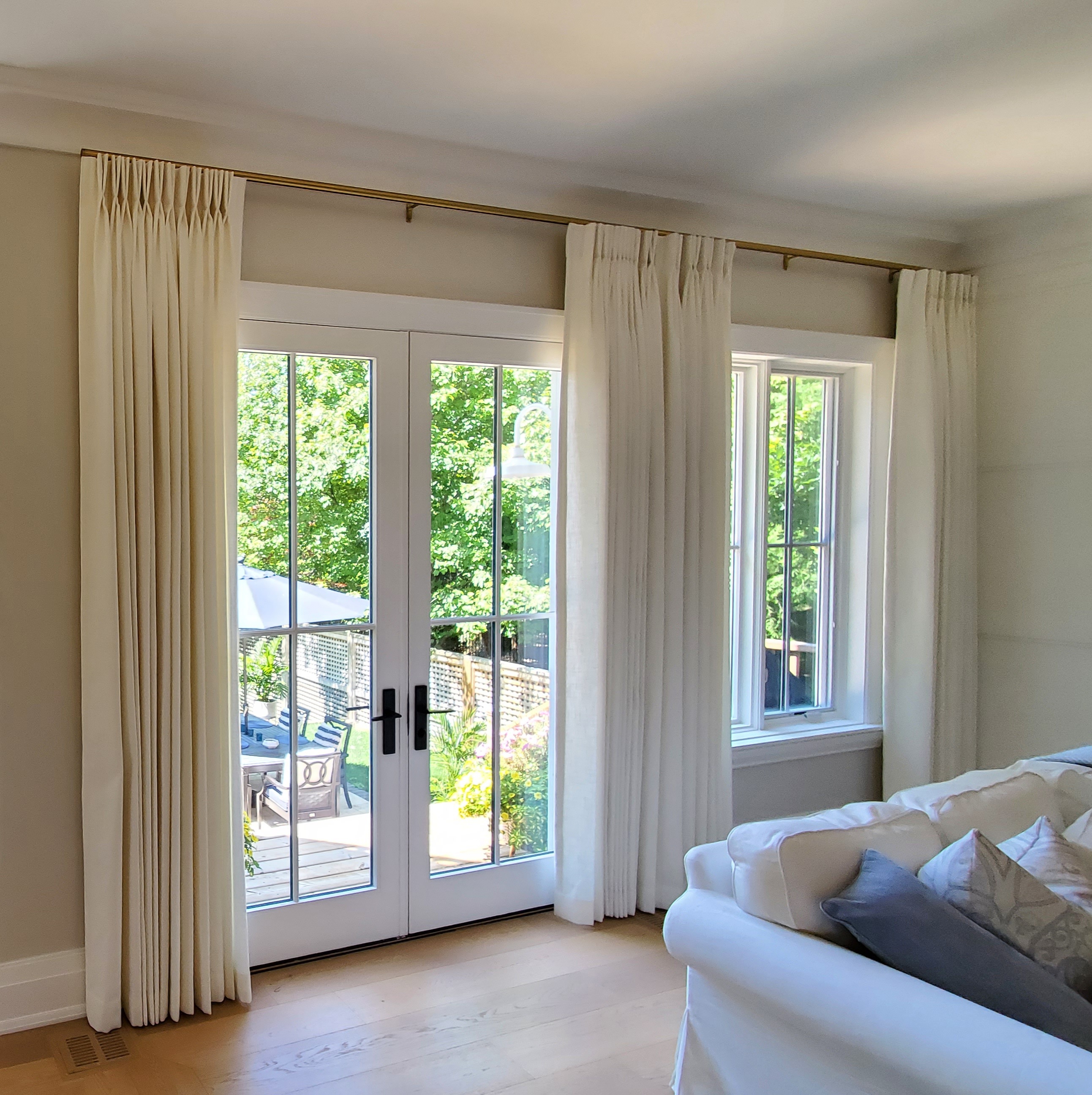 Custom drapery